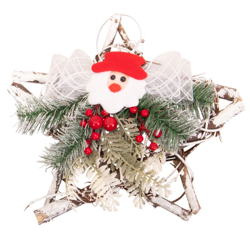 ADORNO COLGANTE ESTRELLA NAVIDAD 26CM