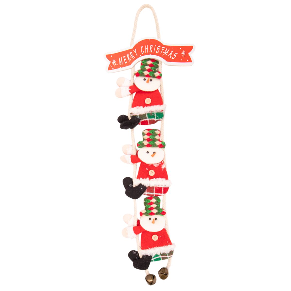 ADORNO COLGANTE NAVIDAD PAPA NOEL 23X37CM