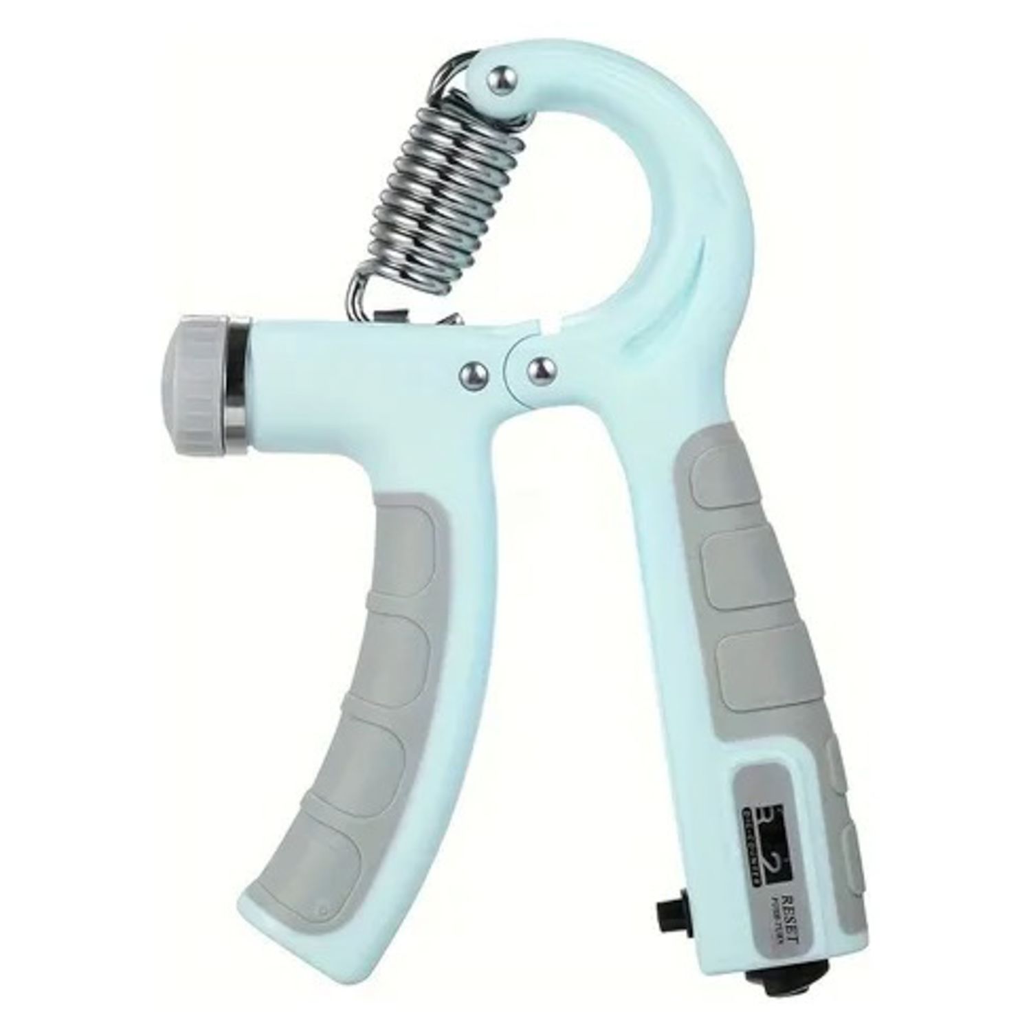 EJERCITADOR DE MANO CELESTE DE 10 A 60 KG CON CONTADOR LED 