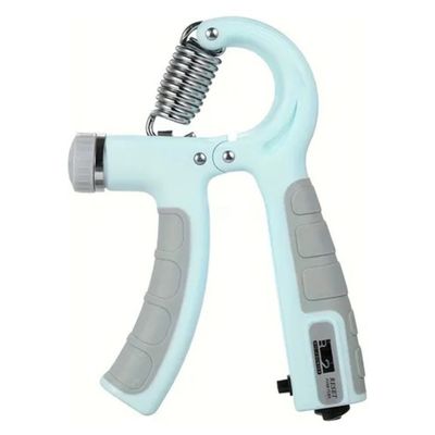 EJERCITADOR DE MANO CELESTE DE 10 A 60 KG CON CONTADOR LED 