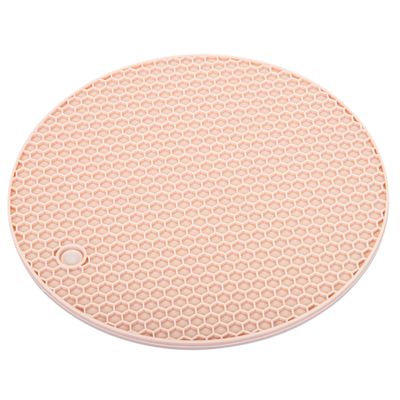 SALVAMANTEL SILICONA TEXTURA PANAL - ROSA