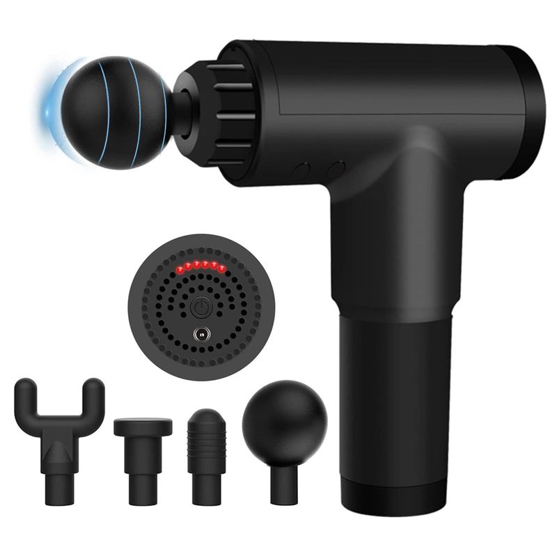 PISTOLA MASAJEADOR CORPORAL FACIAL GUN RF-710  NEGRO