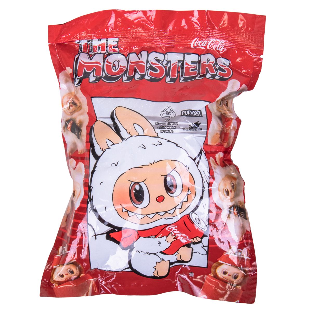 MUÑECO LABUBU SORPRESA EDICIÓN COCA COLA