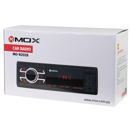 TOCA RADIO MOX MO-R2028 CON BLUETOOTH USB AUX SD FM