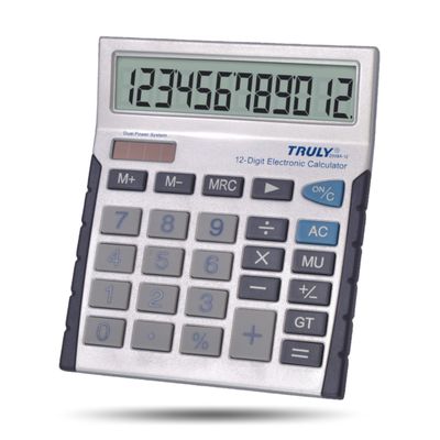 CALCULATOR TRULY 2008A - 12 DÍGITOS - PLATA
