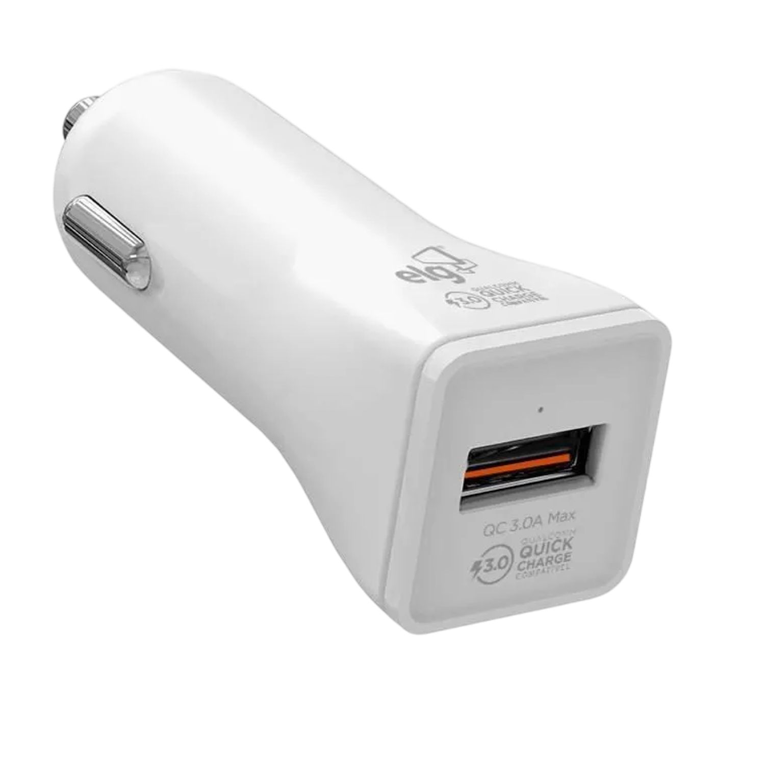 CARGADOR VEHICULAR ELG CC1S-QC 1USB 
