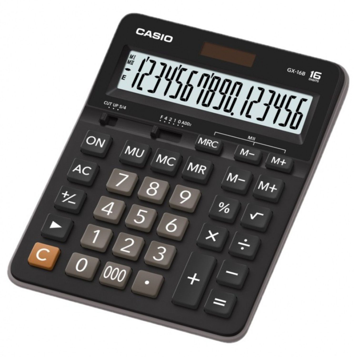 CALCULADORA DE ESCRITORIO CASIO GX-16B – 16 DÍGITOS