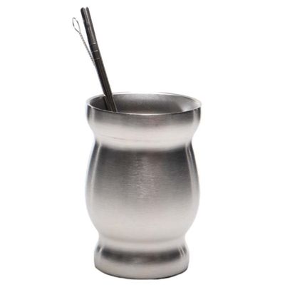 GUAMPA CON BOMBILLA INOXIDABLE