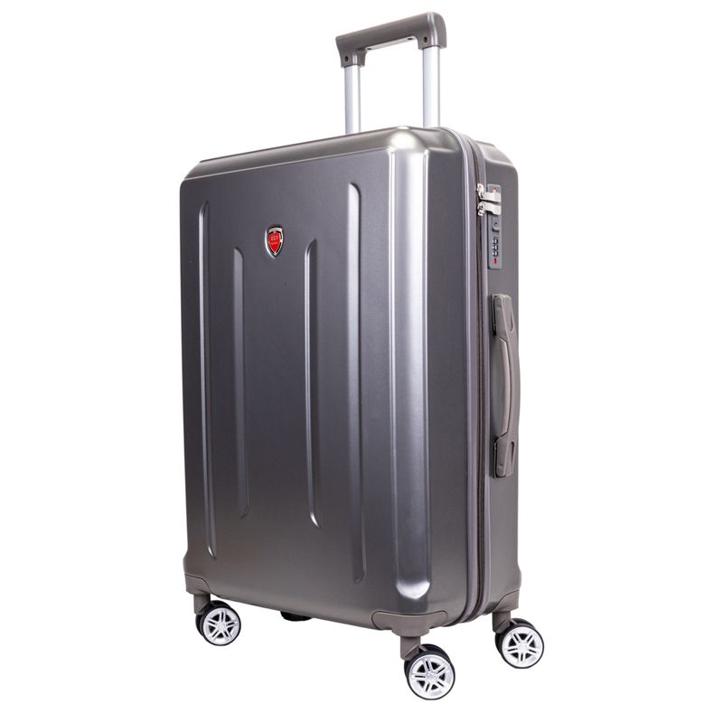 VALIJA AMENEWS ABS 24&quot; GRIS OSCURO RÍGIDA