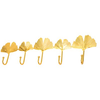 GANCHO DE PARED DECORATIVO HOJA DE GINKGO