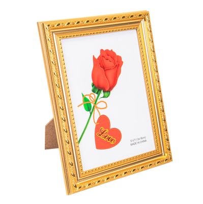 MARCO DE FOTOS ORNAMENTAL 13X18CM - DORADO