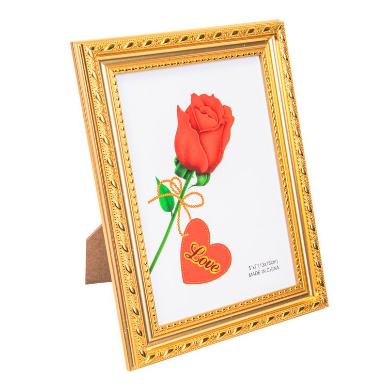 MARCO DE FOTOS ORNAMENTAL 13X18CM - DORADO
