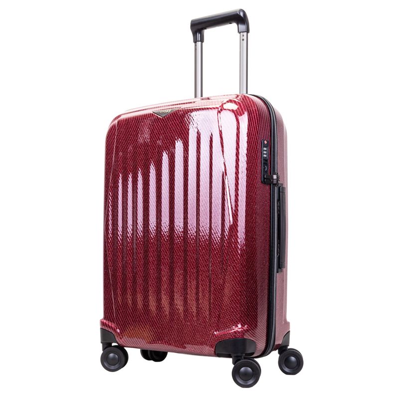 VALIJA AMENEWS 24&quot; POLICARBONATO GRANATE 