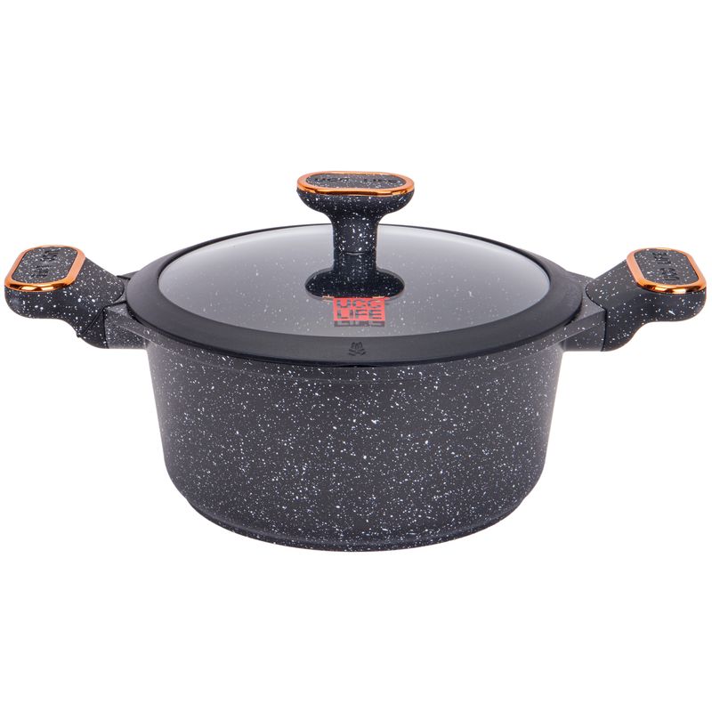 CACEROLA A INDUCCION UCC LIFE ANTIADHERENTE 4.4L 24 CM