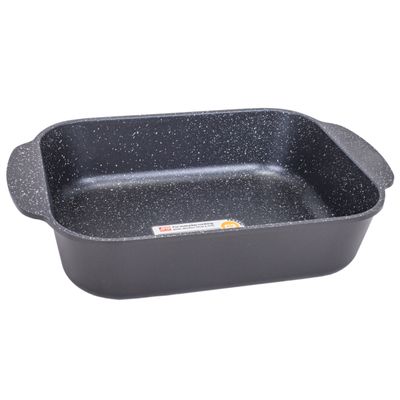 ASADERA PARA HORNO JIO 20 X 25 CM ANTIADHERENTE NEGRO.