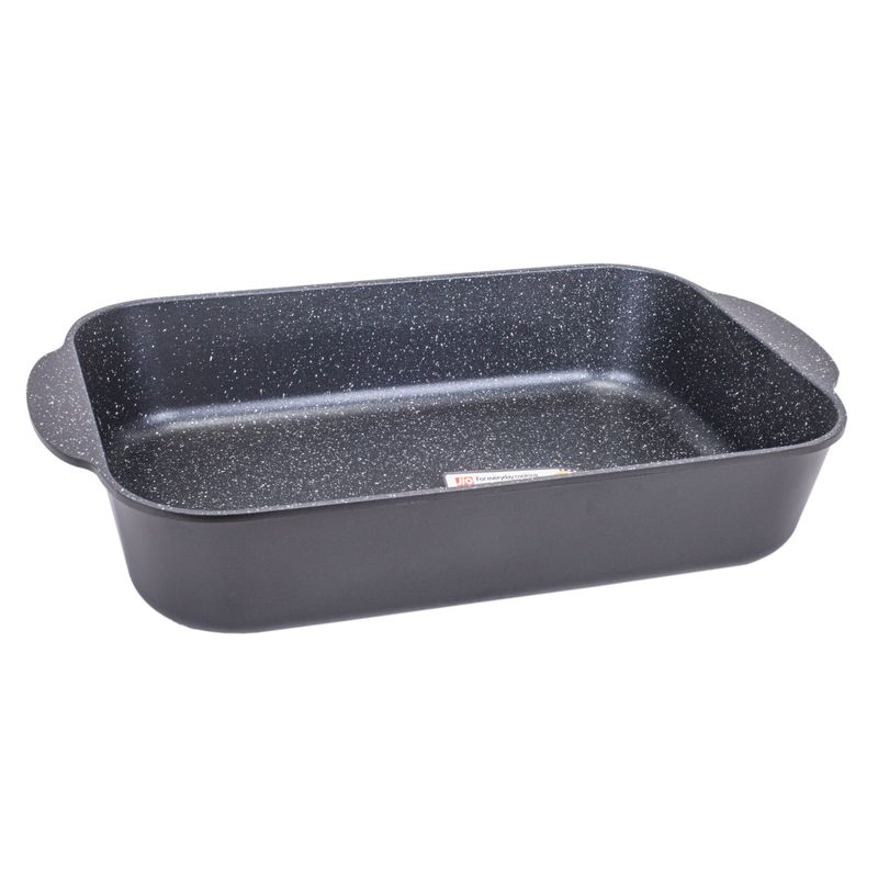 ASADERA PARA HORNO JIO 22 X 30 CM ANTIADHERENTE NEGRO.