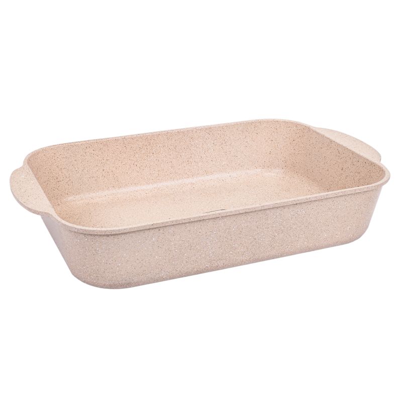 ASADERA PARA HORNO JIO 24 X 35 CM ANTIADHERENTE BEIGE