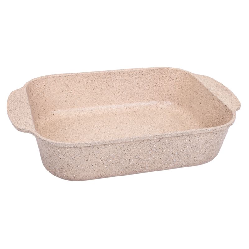 ASADERA PARA HORNO JIO 20 X 25 CM ANTIADHERENTE BEIGE.