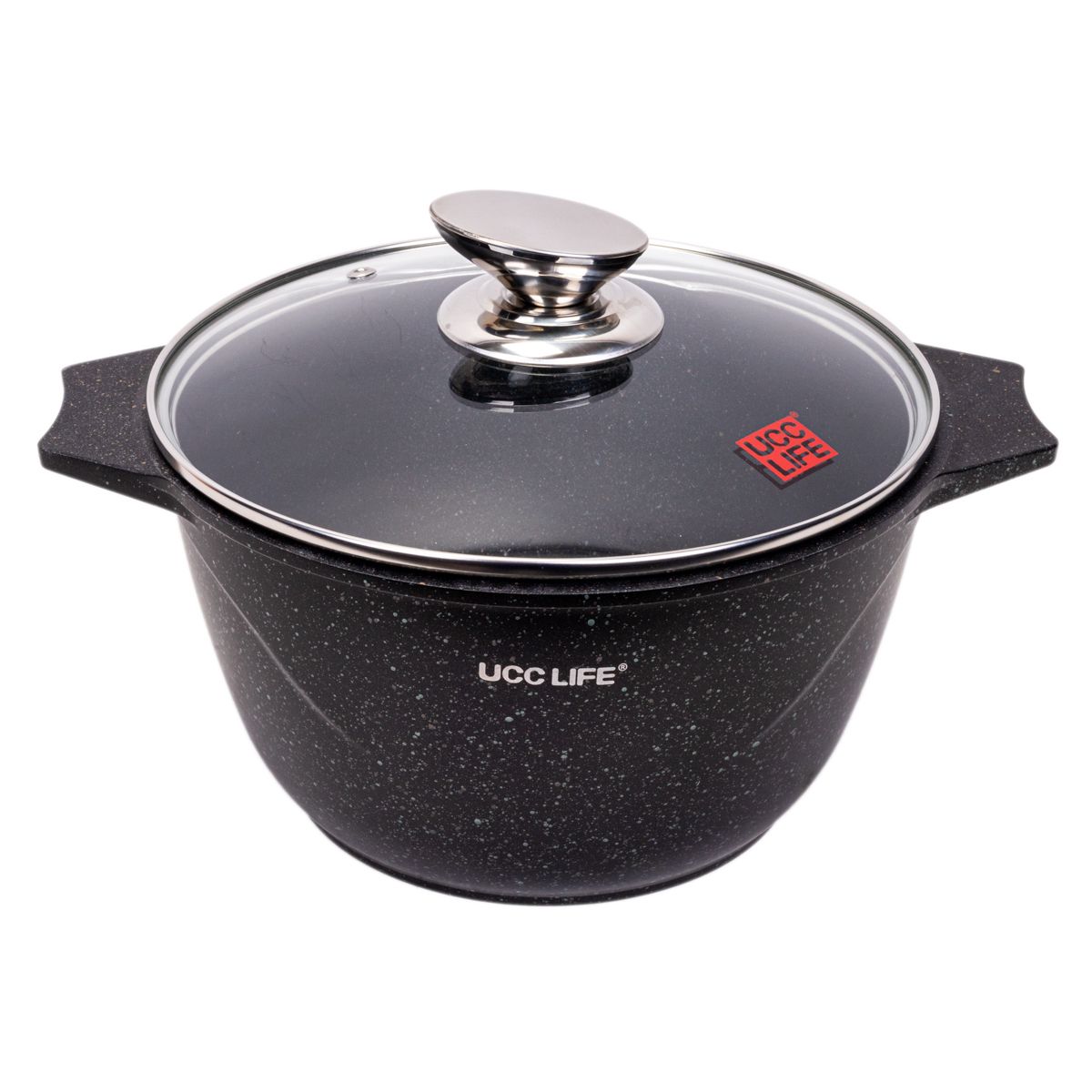 CACEROLA A INDUCCION UCC LIFE ANTIADHERENTE 3.7L 22CM 