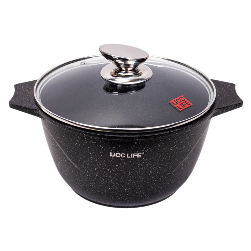 CACEROLA A INDUCCION UCC LIFE ANTIADHERENTE 3.7L 22CM 