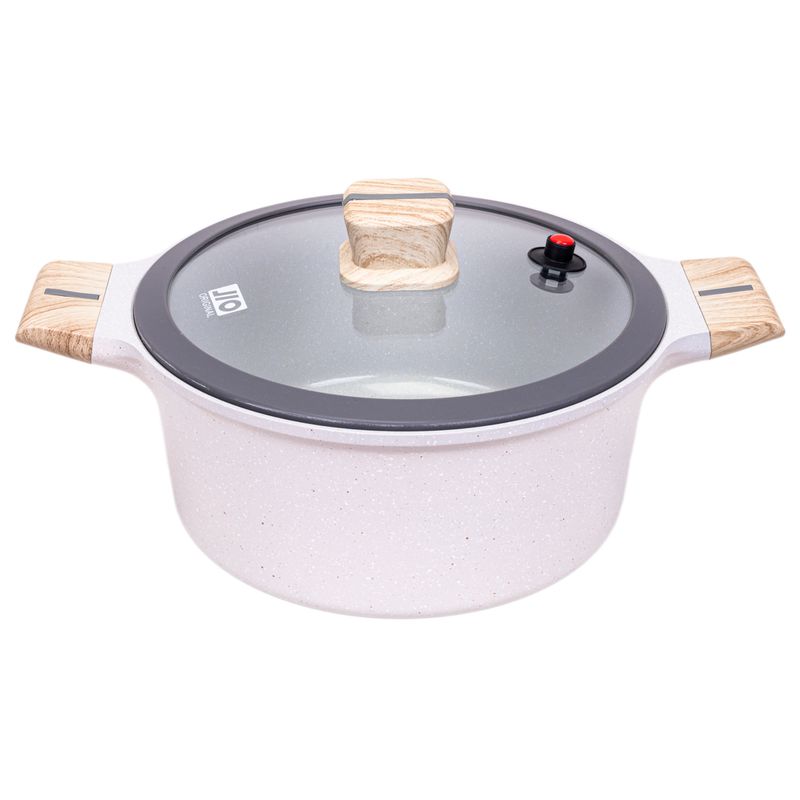 CACEROLA A INDUCCION JIO ANTIADHERENTE 4.8L 24CM