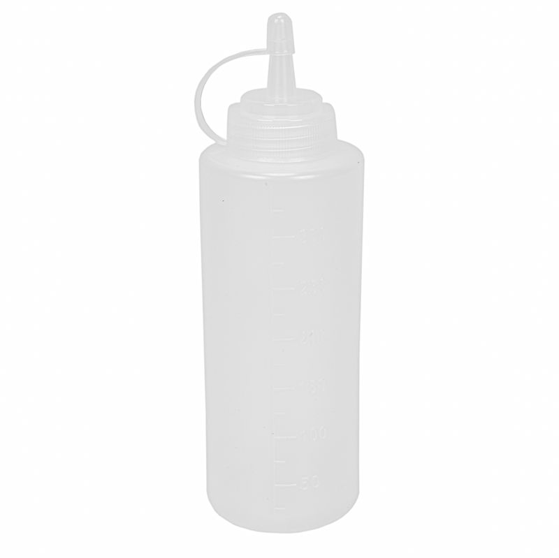 PORTA ADEREZOS DE PLASTICO 360ML TRANSPARENTE