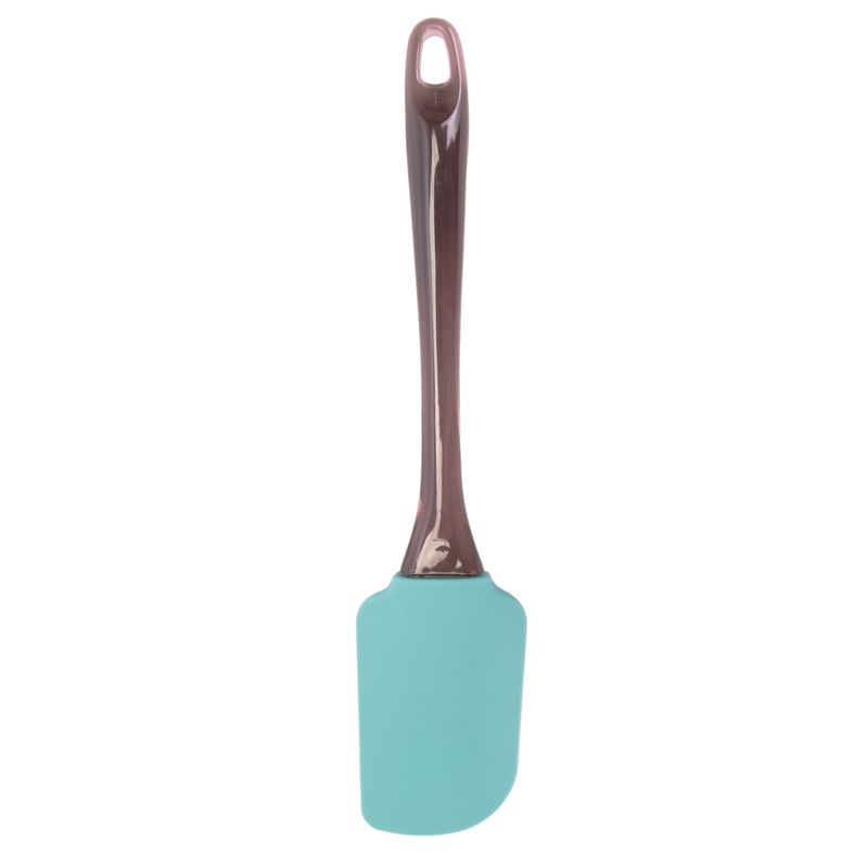 ESPÁTULA PARA REPOSTERIA DE SILICONA VERDE AGUA