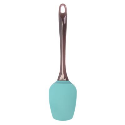 ESPÁTULA PARA REPOSTERIA DE SILICONA VERDE AGUA