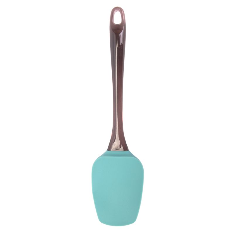 ESPÁTULA PARA REPOSTERIA DE SILICONA VERDE AGUA