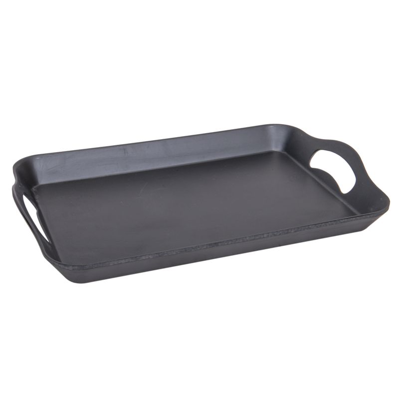 BANDEJA DE MELAMINA RECTANGULAR 32 X 20 CM NEGRO