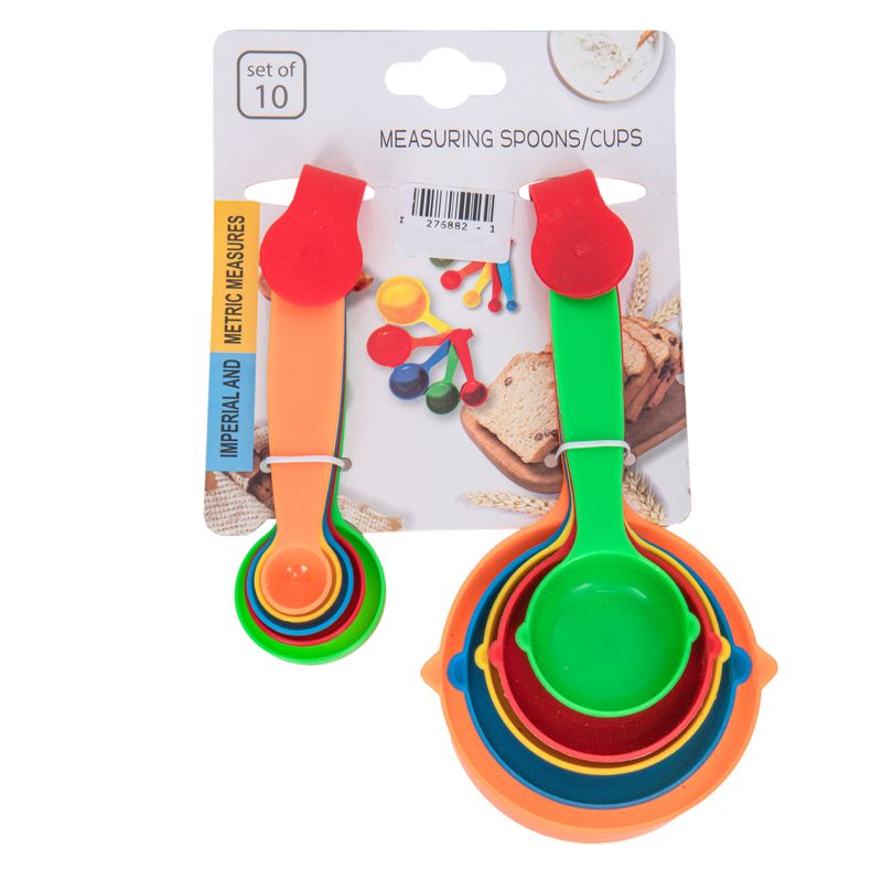 CUCHARAS MEDIDORAS APILABLES 10 PZS. 