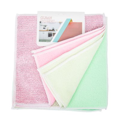 PAÑO DE LIMPIEZA MULTIPROPÓSITO 24 X 24 CM CON 6 PIEZAS