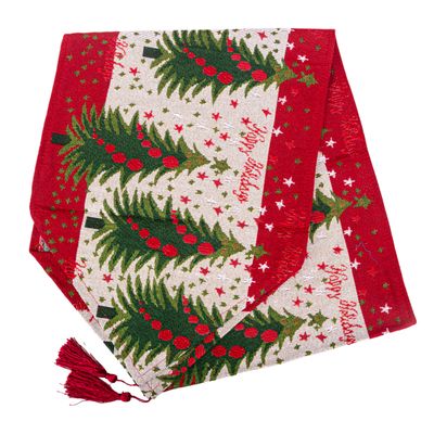 CAMINO DE MESA NAVIDEÑO 170 X 34 CM ESTAMPADO NAVIDEÑO