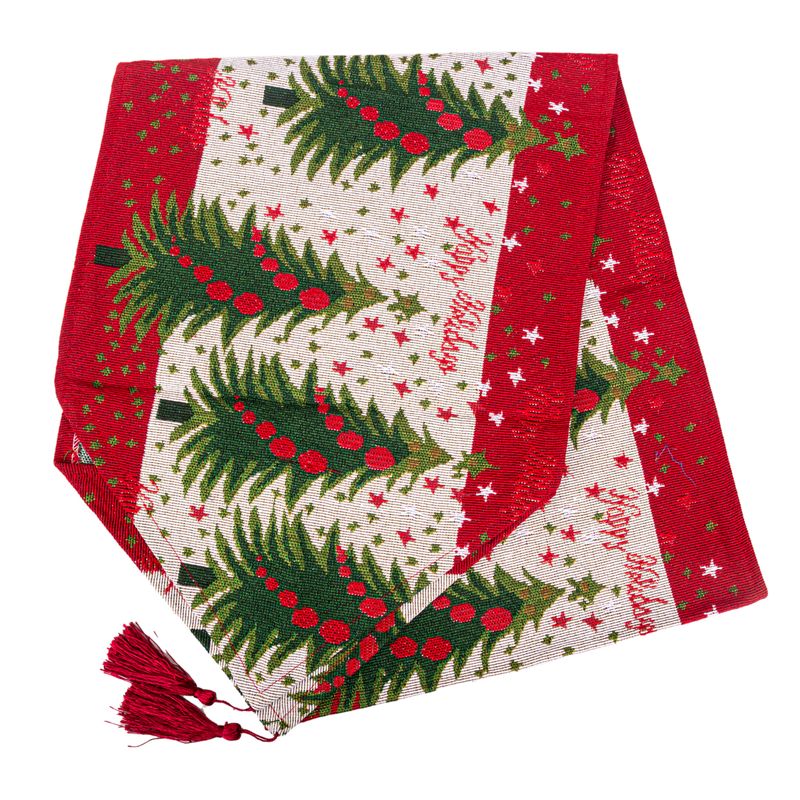 CAMINO DE MESA NAVIDEÑO 170 X 34 CM ESTAMPADO NAVIDEÑO