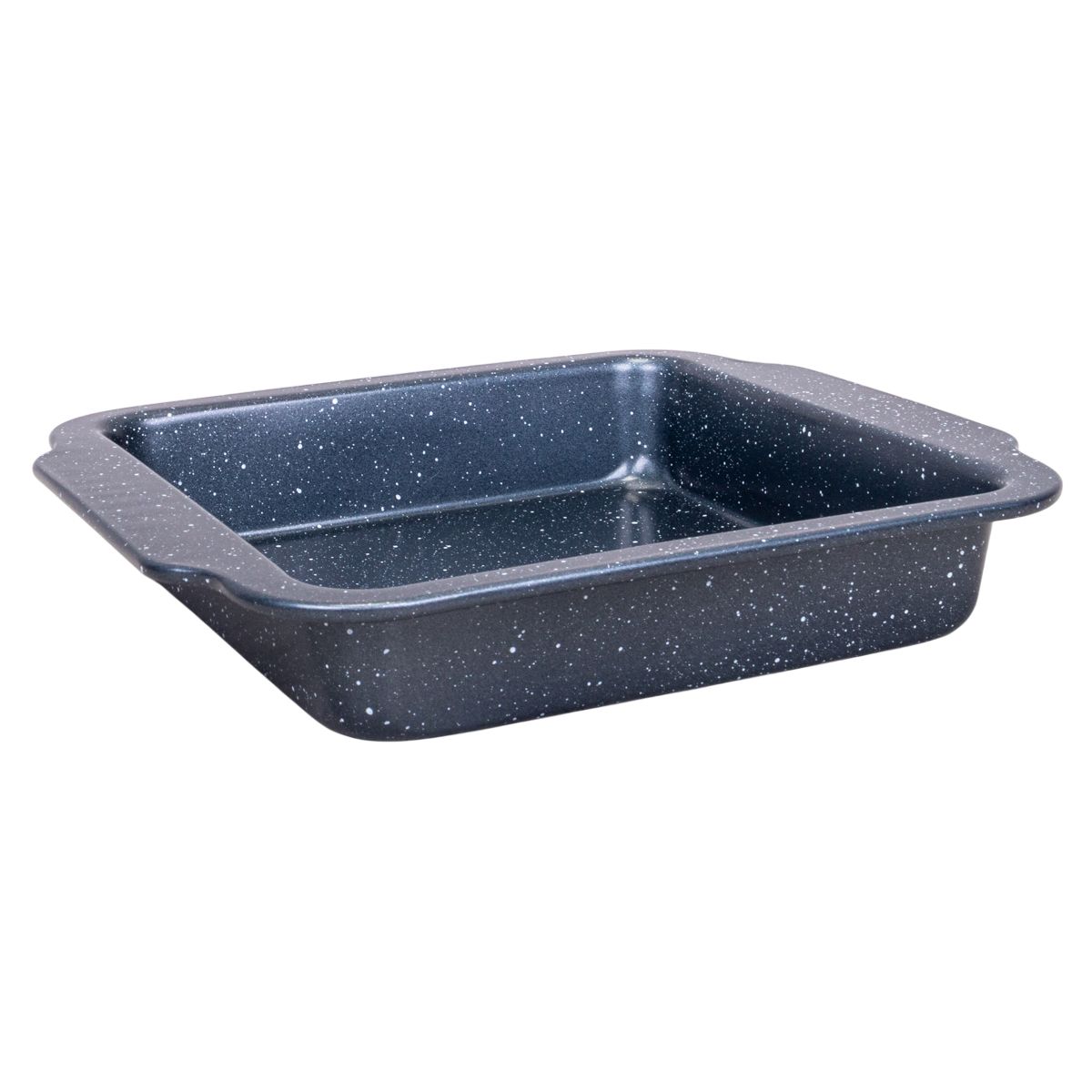 BANDEJA CUADRADA PARA HORNEAR 23 X 23CM GRIS GRANITO