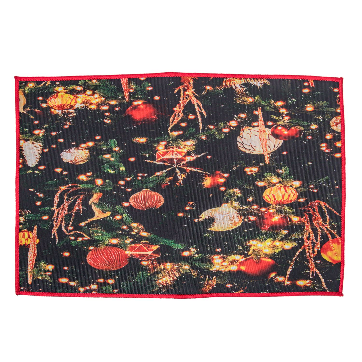 TAPETE NAVIDEÑO DECORATIVO 40X60CM 