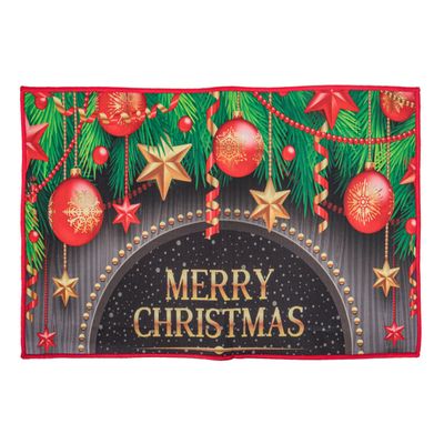 TAPETE NAVIDEÑO DECORATIVA 38X58 CM DISEÑO 6