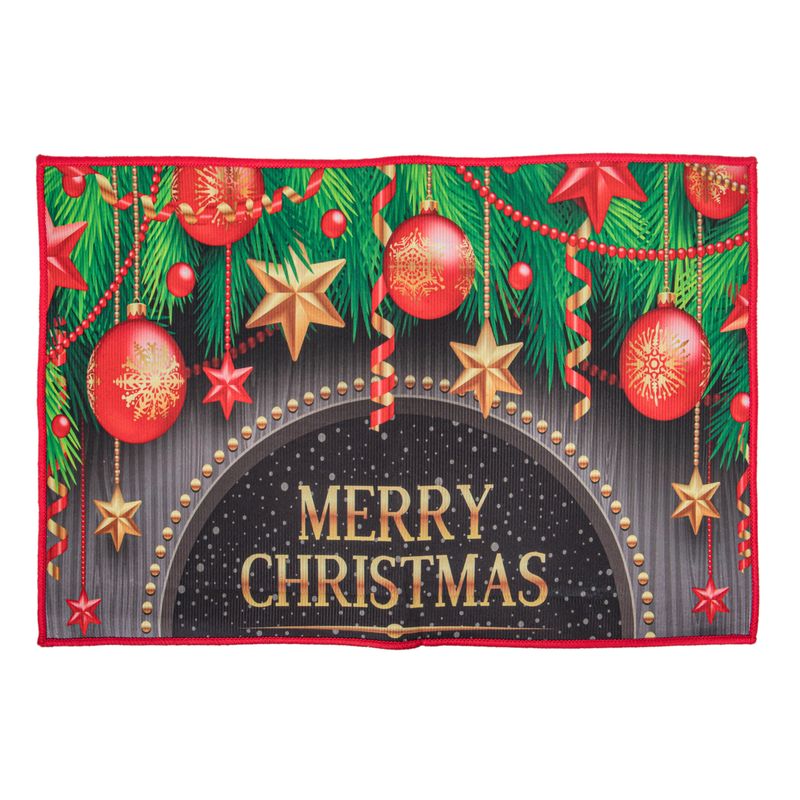 TAPETE NAVIDEÑO DECORATIVA 38X58 CM DISEÑO 6