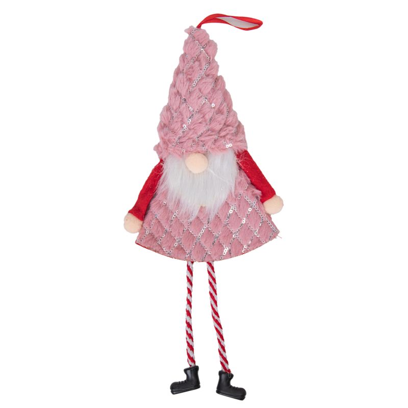 ADORNO COLGANTE NAVIDEÑO DE GNOMO 4 X 14 CM COLORES SURTIDOS 