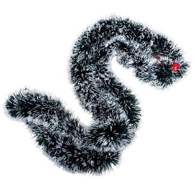 GUIRNALDA DE BRILLOS 8CM X 2M - DOS TONOS DE VERDE