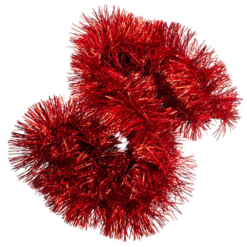 CORONA/GUIRNALDA DE BRILLOS 38CM - ROJA