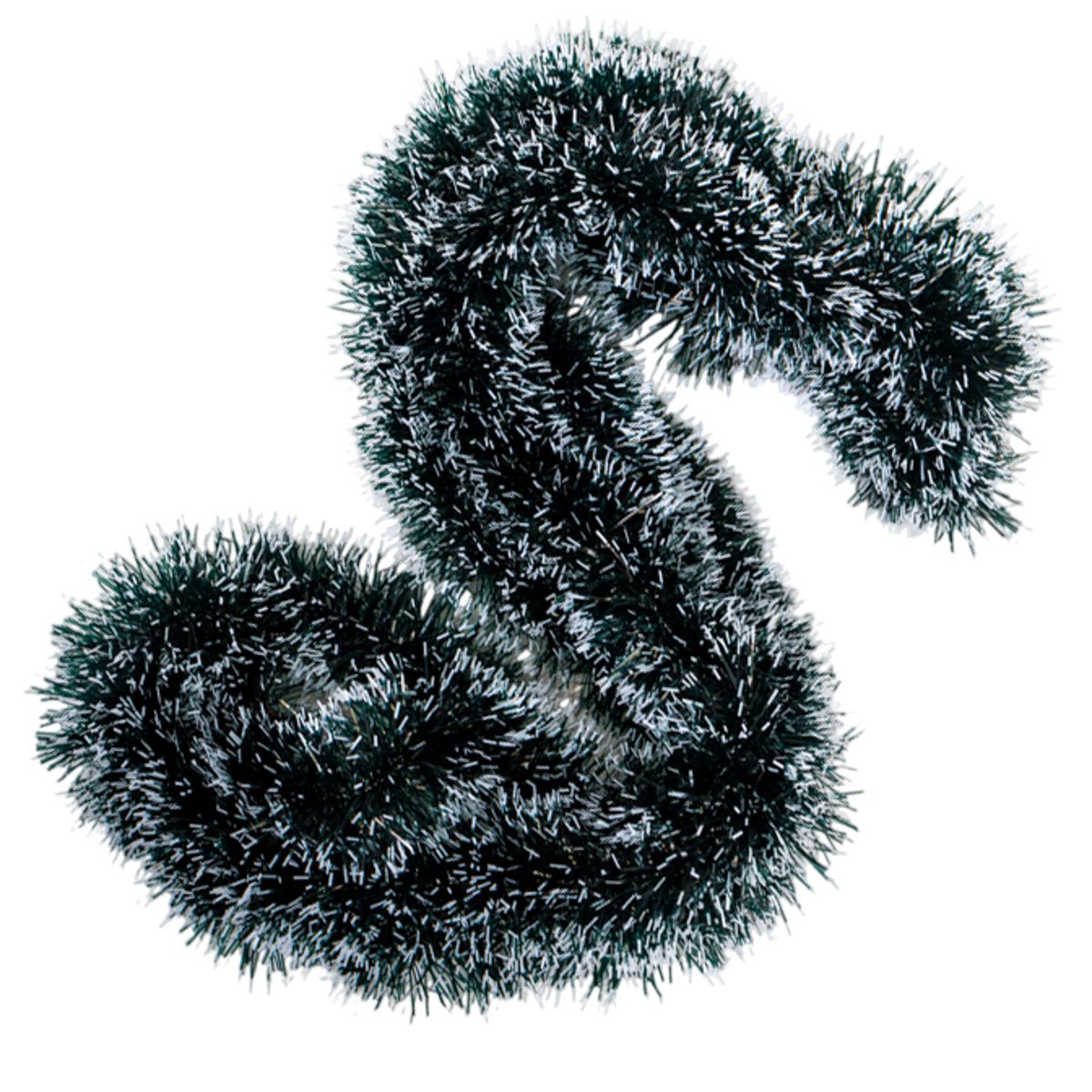 GUIRNALDA DE BRILLOS 7CM X 2M - VERDE/BLANCO - 2X1 