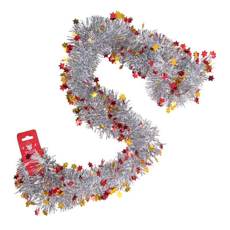 GUIRNALDA DE BRILLOS 7CM X 2M - ROJA