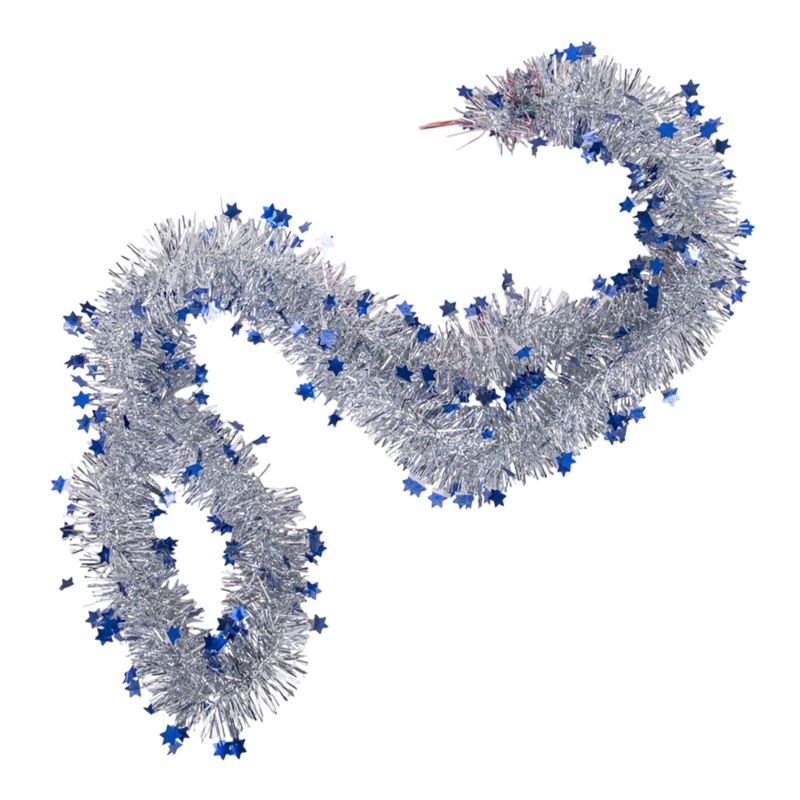 GUIRNALDA DE BRILLOS 7CM X 2M - AZUL
