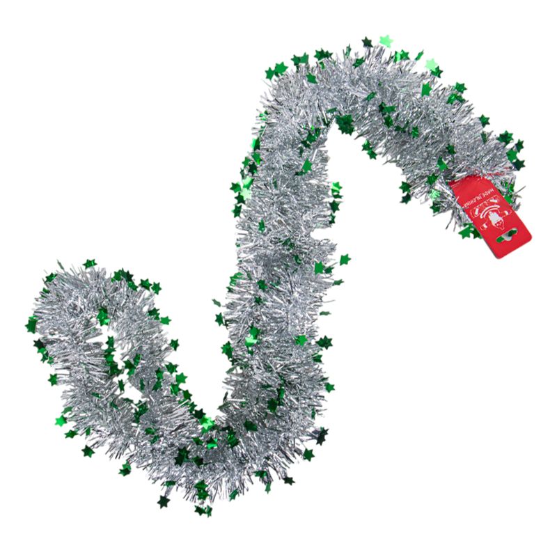 GUIRNALDA DE BRILLOS 7CM X 2M - VERDE