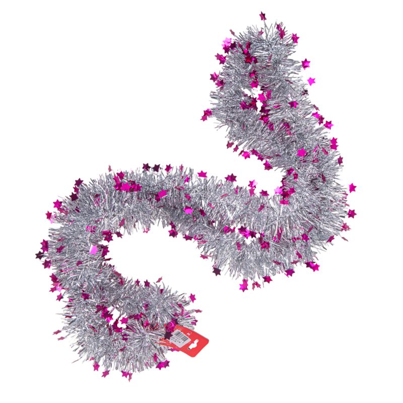 GUIRNALDA DE BRILLOS 7CM X 2M - MORADA