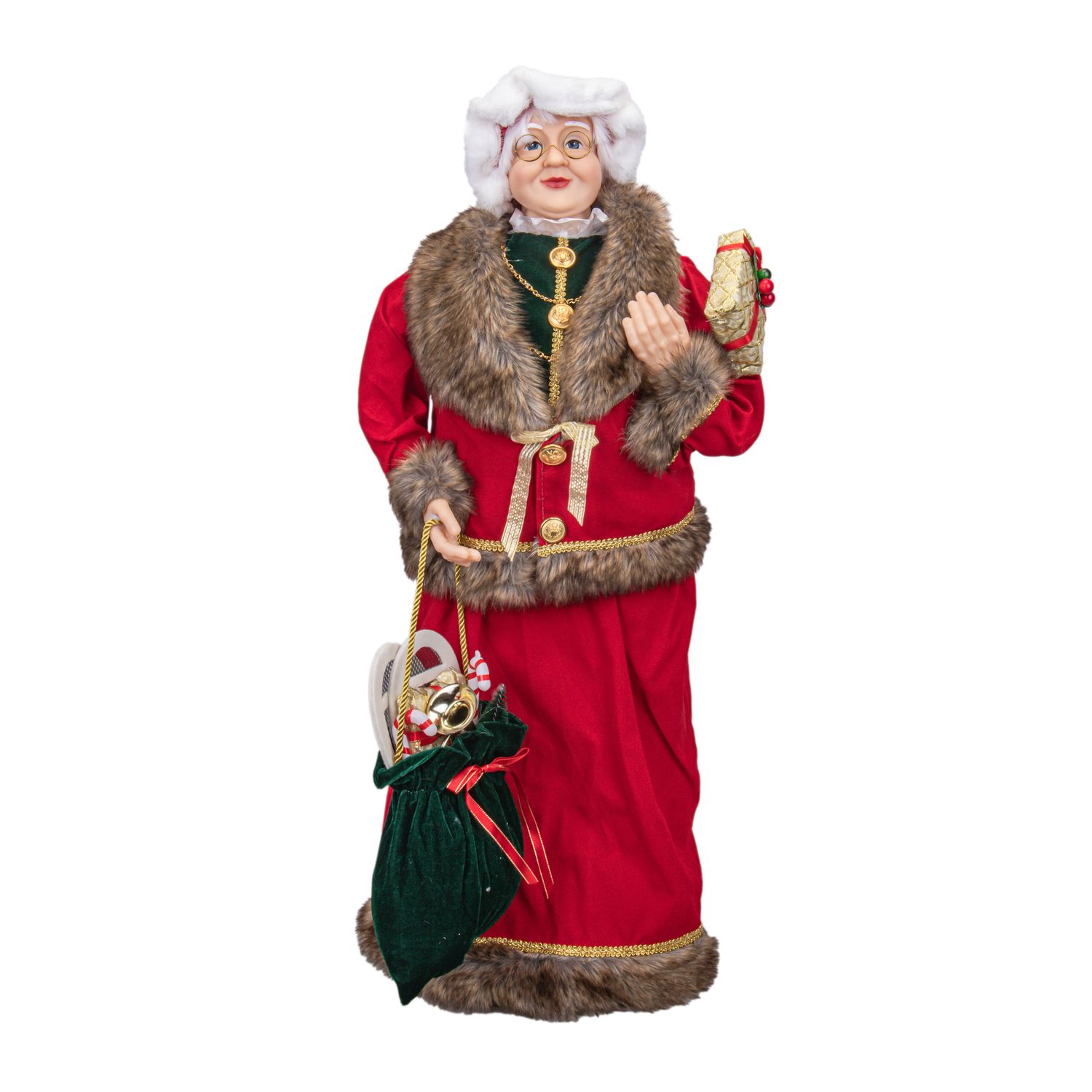 MUÑECO NAVIDEÑO DE MAMA NOEL 90 CM