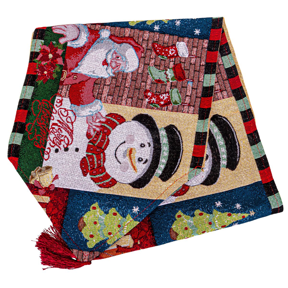 CAMINO DE MESA NAVIDEÑO 170 X 34 CM ESTAMPADO NAVIDEÑO
