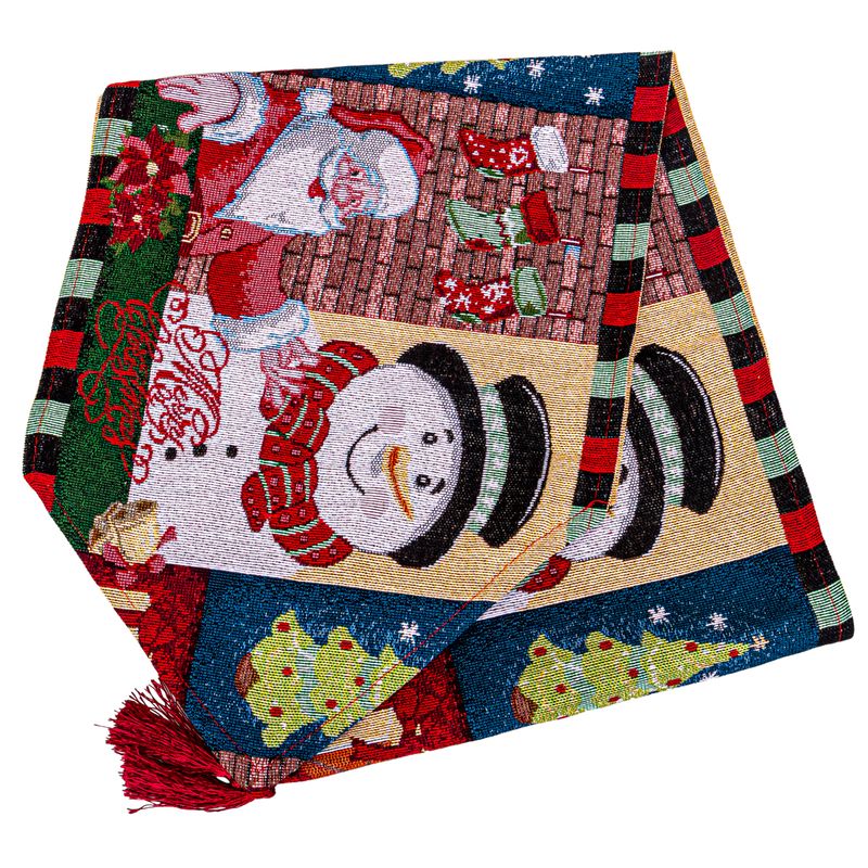 CAMINO DE MESA NAVIDEÑO 170 X 34 CM ESTAMPADO NAVIDEÑO