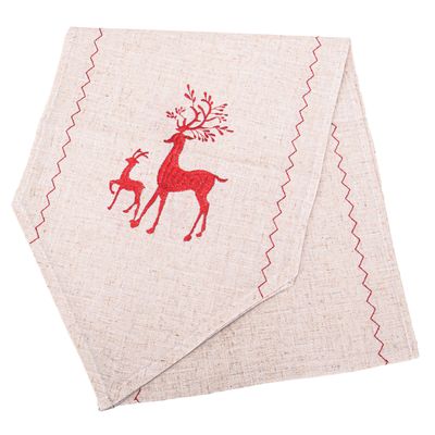 CAMINO DE MESA NAVIDEÑO 34 X 175 CM ESTAMPADO NAVIDEÑO